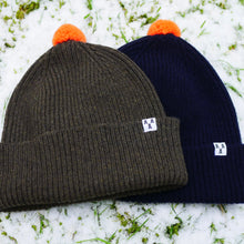 Forth Wool Hat - Navy/Orange